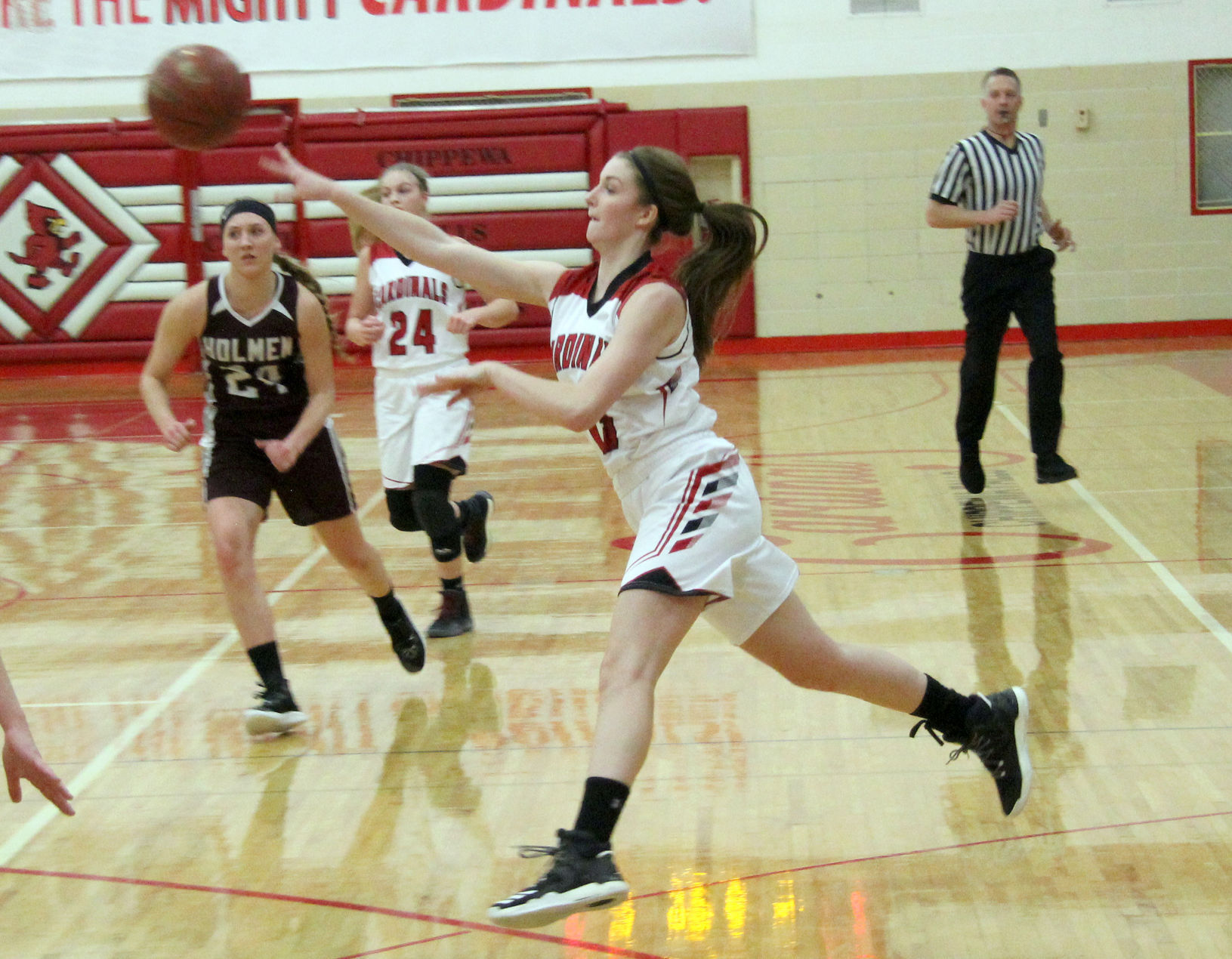 Holmen at Chi-Hi girls basketball 1-2-18
